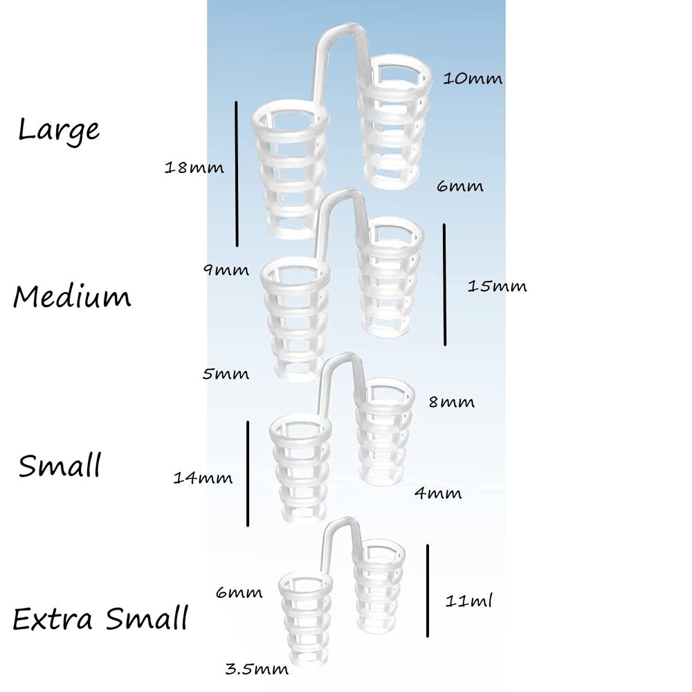 Acusnore Acusnore Air Flow Nose Vents - Single Pack - Small