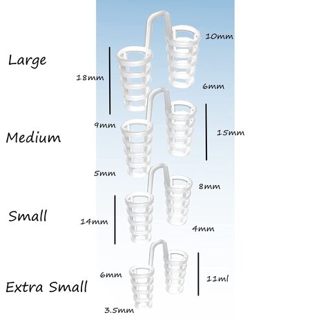 Acusnore Acusnore Air Flow Nose Vents - Single Pack - Small