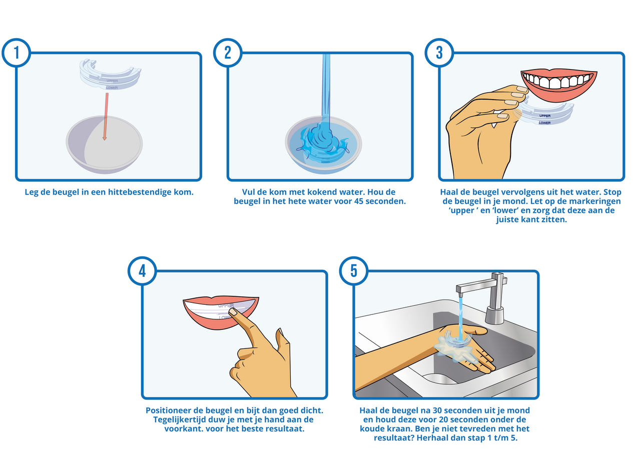 Deepsleep Deepsleep anti snurk beugel op maat verstelbaar