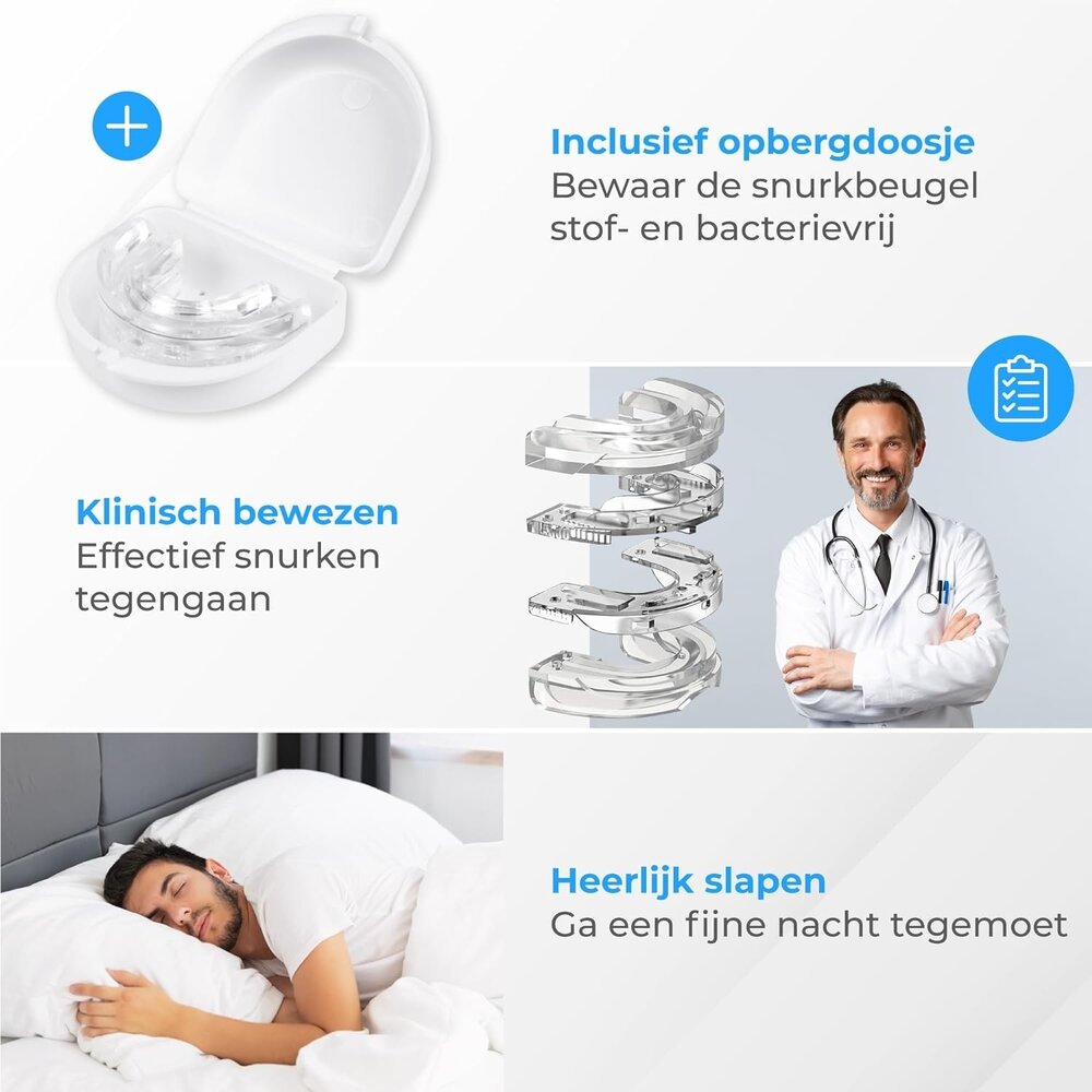 Deepsleep Deepsleep anti snurk beugel op maat verstelbaar