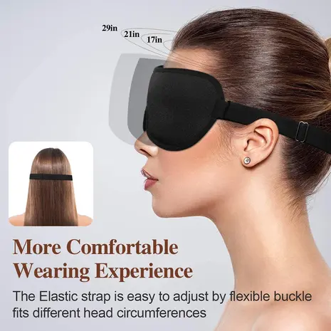 Deepsleep Luxe Oogmasker en Slaapmasker