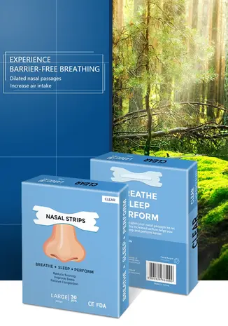 Deepsleep Breathe Better  Nasal Strips Large Cleare - 30 neuspleisters