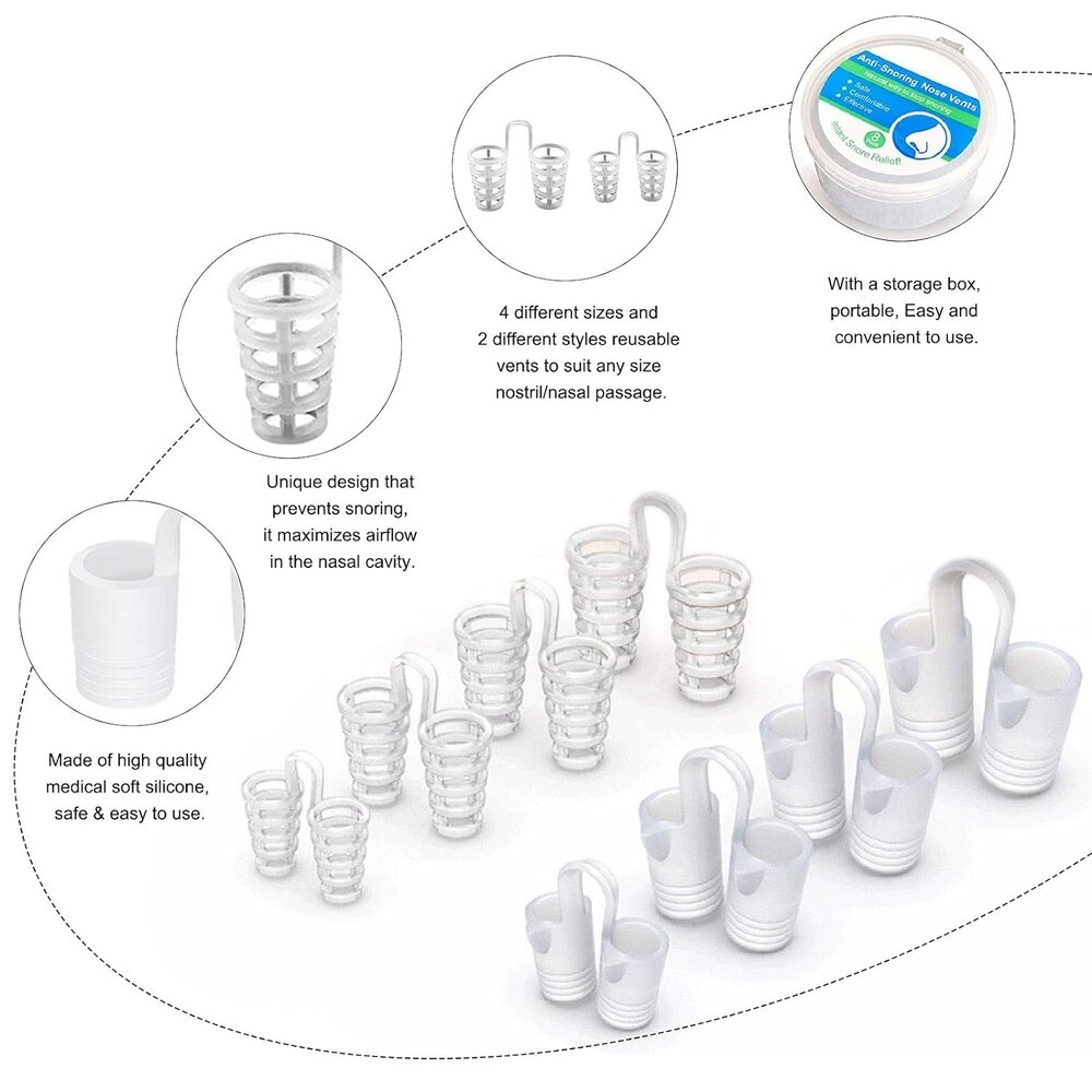 Deepsleep Anti snurk pakket - neuspleisters en neusspreiders