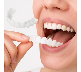 Deepsleep Snapon Smile Nep tanden boven en onder - Witte tanden