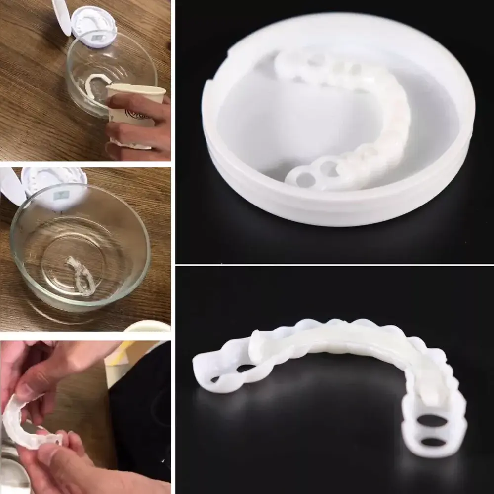 Deepsleep Snapon Smile Nep tanden boven en onder - Witte tanden