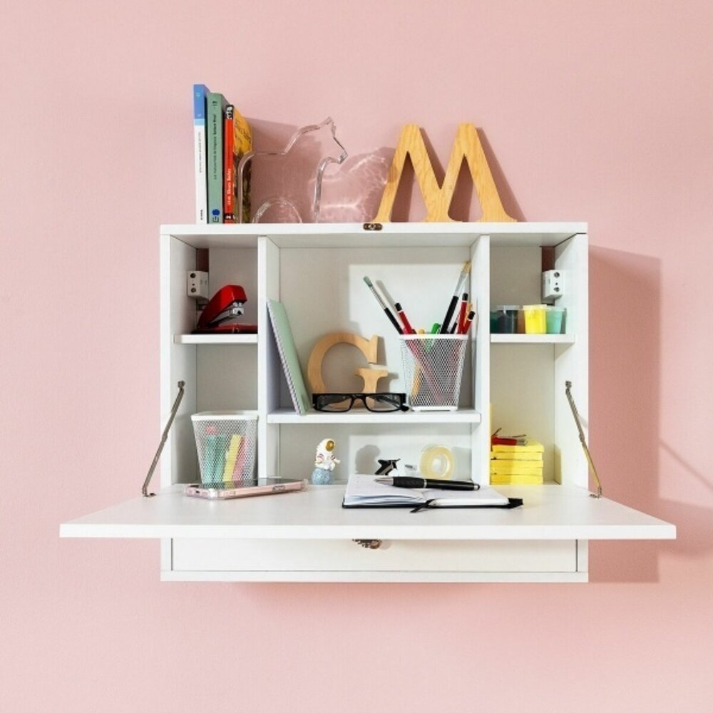 InnovaGoods Innovagoods Vouwbaar Wandbureau Wadesk