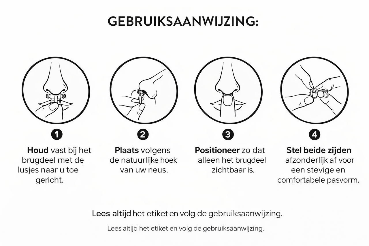 Deepsleep Deepsleep Nasal Dilator Starter Pack – Anti-Snurkoplossing & Ademhalingshulp voor Betere Slaap
