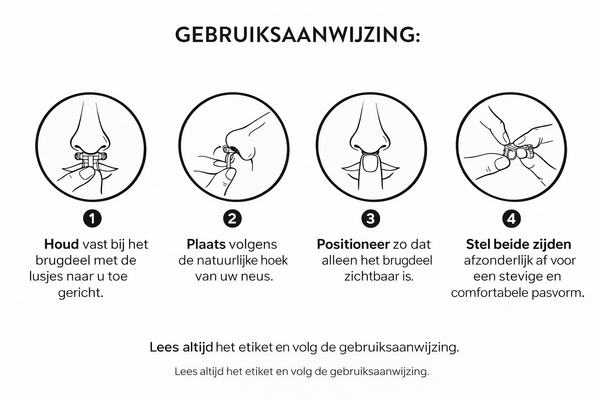 Deepsleep Deepsleep Nasal Dilator Starter Pack – Anti-Snurkoplossing & Ademhalingshulp voor Betere Slaap