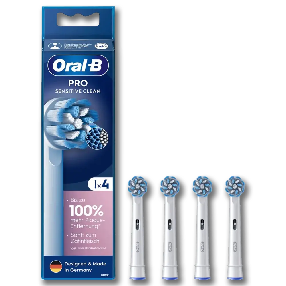 Oral B Oral-B Borstels 4 stuks Sensitive Clean - Voor een zachte en effectieve reiniging