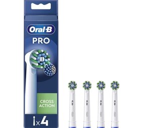 Oral B Oral-B Borstels 4 stuks Cross Action Wit Oral B Oral-B Borstels 4 stuks Cross Action Wit