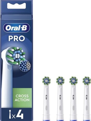 Oral B Oral-B Borstels 4 stuks Cross Action Wit - Oral B Oral-B Borstels 4 stuks Cross Action Wit -