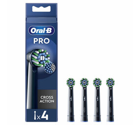 Oral B Oral-B Borstels 4 stuks Cross Action Zwart Oral B Oral-B Borstels 4 stuks Cross Action Zwart