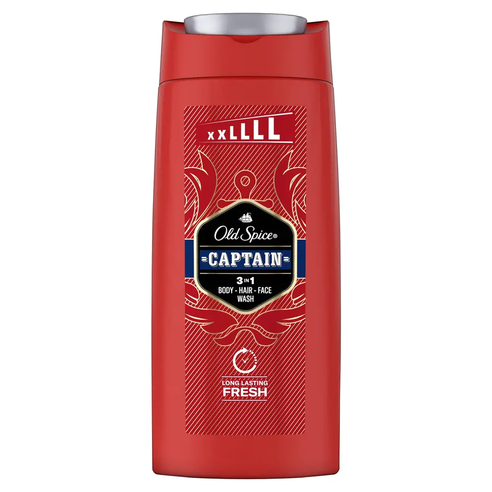 Old spice Old Spice Douchegel Captain 675ml - Verfrissende geur voor een energieke start Old spice Old Spice Douchegel Captain 675ml - Verfrissende geur voor een energieke start