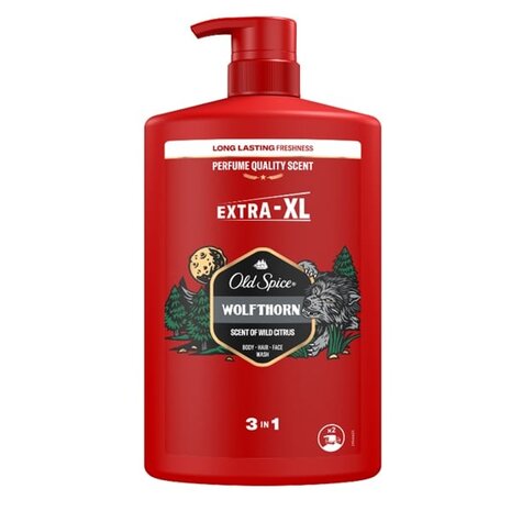 Old spice Old Spice Douchegel Wholftorn 1000ml - Verfrissende geur voor een energieke start Old spice Old Spice Douchegel Wholftorn 1000ml - Verfrissende geur voor een energieke start