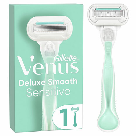 Gillette Gillette Venus Scheermes Deluxe Smooth Sensitive - Perfect voor een zachte en gladde scheerbeurt -