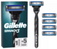 Gillette Mach 3 Houder + 5 Scheermesjes -