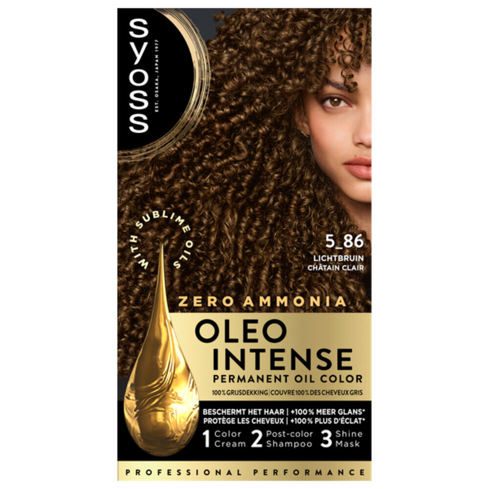 Syoss Syoss Color Oleo Intense Nr. 5-86 Lichtbruin Haarverf - 1 stuk