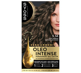 Syoss Syoss Color Oleo Intense Nr. 5-54 Licht Asbruin Haarverf - 1 stuk Syoss Syoss Color Oleo Intense Nr. 5-54 Licht Asbruin Haarverf - 1 stuk