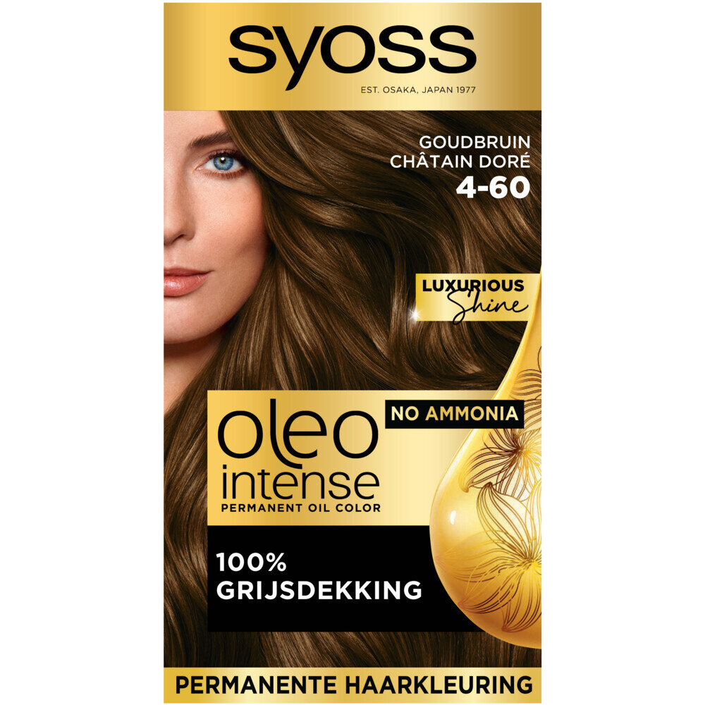 Syoss Syoss Color Oleo Intense Nr. 4-60 Goudbruin Haarverf 1 stuk -