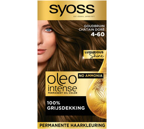 Syoss Syoss Color Oleo Intense Nr. 4-60 Goudbruin Haarverf - Syoss Syoss Color Oleo Intense Nr. 4-60 Goudbruin Haarverf -