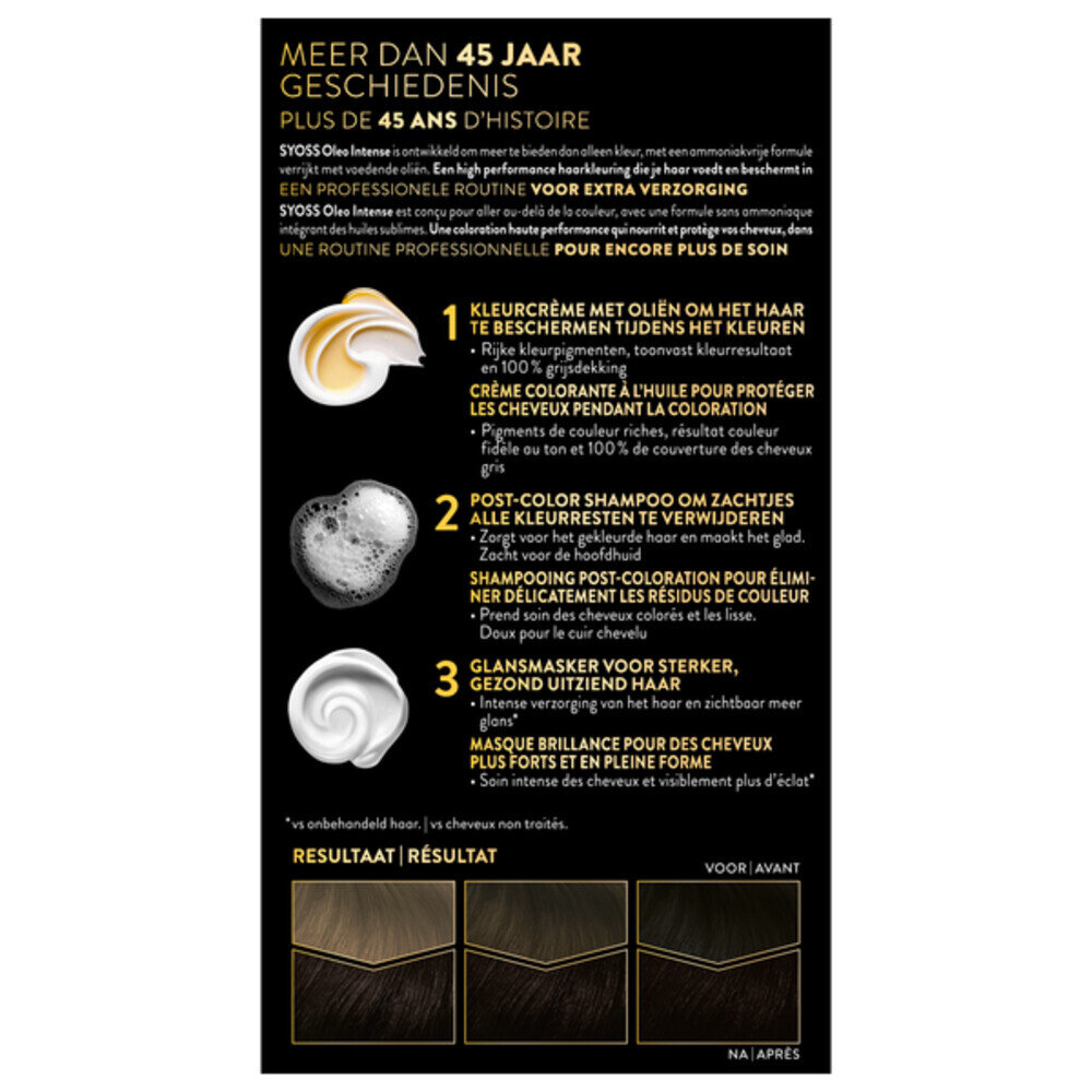 Syoss Syoss Color Oleo Intense Nr. 2-10 Bruinzwart Haarverf 1 stuk -