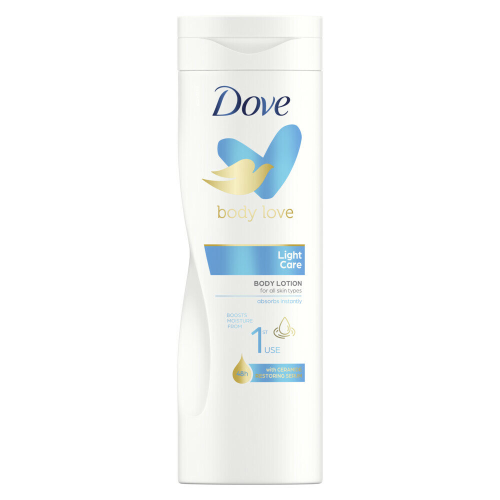 Dove Dove Body Lotion Light Care 400 ml - Hydrateert en verzorgt de huid