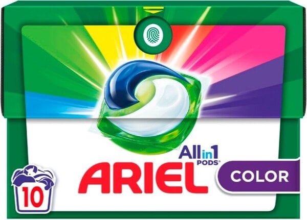 Ariel Ariel All-in-1 Pods '10 Color' - Krachtige Wascapsules voor Kleur - 10 Stuks