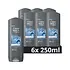 Dove Douchegel Men - Care Cool Fresh 250 ml. 6 x Voordeelpak Dove Douchegel Men - Care Cool Fresh 250 ml. 6 x Voordeelpak