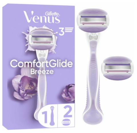Gillette Gillette Venus Breeze Scheerhouder + 2 Scheermesjes