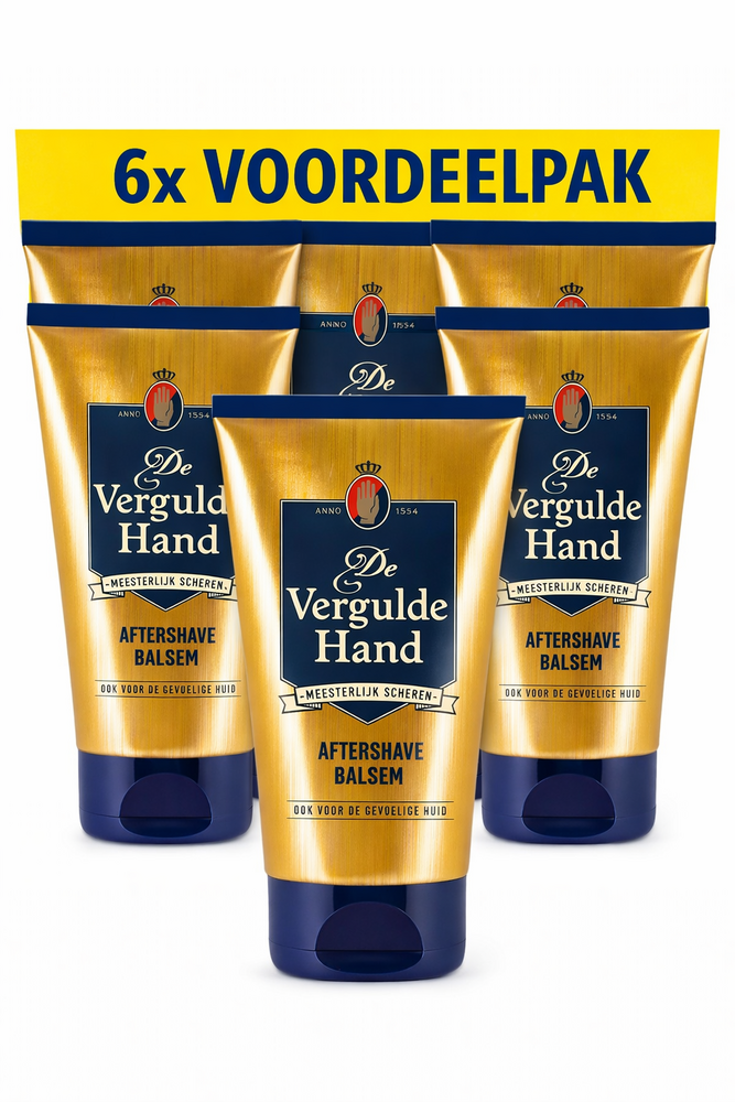 Vergulde hand De Vergulde Hand Aftershave Men - Balsem Original 100 ml. 6 x Voordeelpak