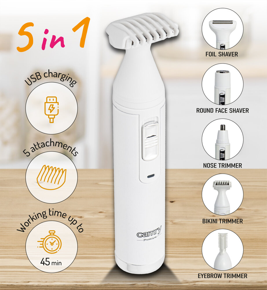 Camry Camry CR 2935 - Multi functionele trimmer set