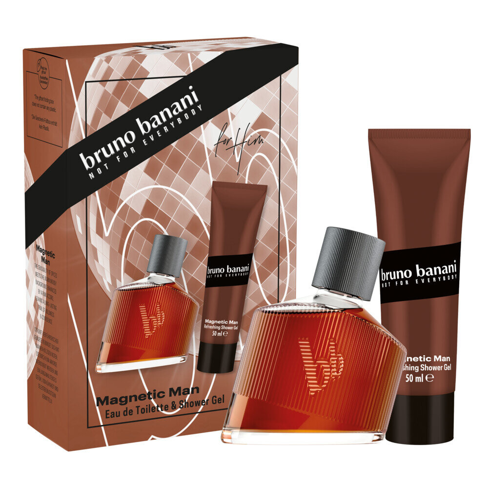 Bruno Banani Bruno Banani Giftset 2pcs Magnetic Men - Perfecte cadeau voor mannen -