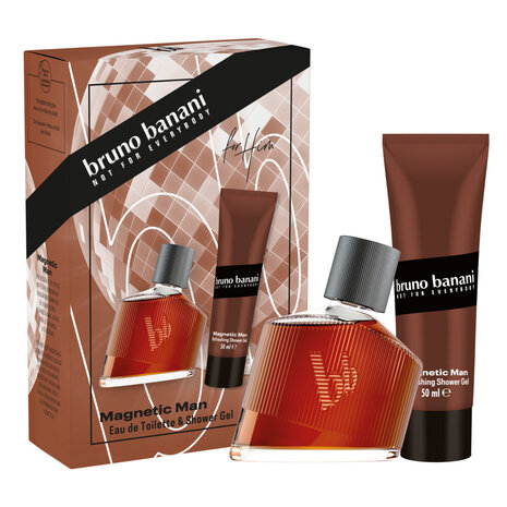 Bruno Banani Bruno Banani Giftset 2pcs Magnetic Men - Perfecte cadeau voor mannen -
