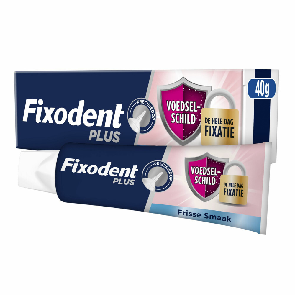 Fixodent Fixodent Dentuuradhesief 40gr Plus Fresh