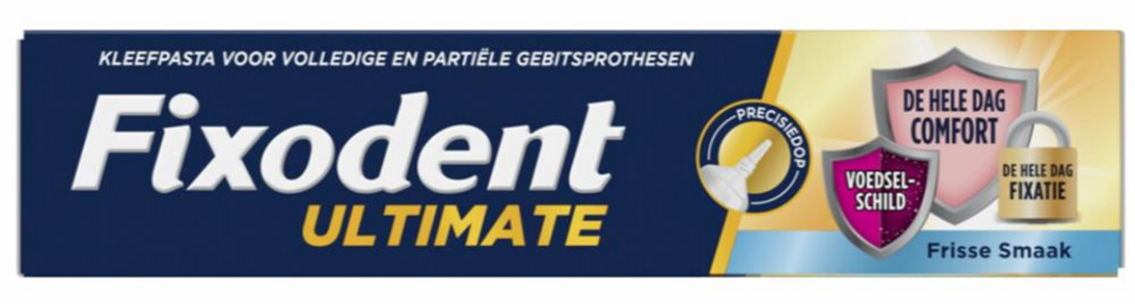 Fixodent Fixodent Dentuurbevestiging Ultimate Fresh 40gr - Sterke en langdurige hechting
