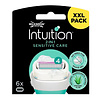 Wilkinson Wilkinson Intuition 2 in 1 Navulmesjes Sensitive Care Valuepack 6 stuks -