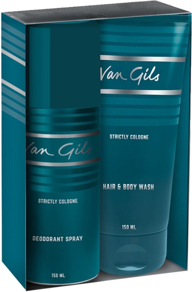 Van Gils Van Gils Geschenkset Strictly Cologne - Douchegel 150ml + Deodorant Spray 150ml -