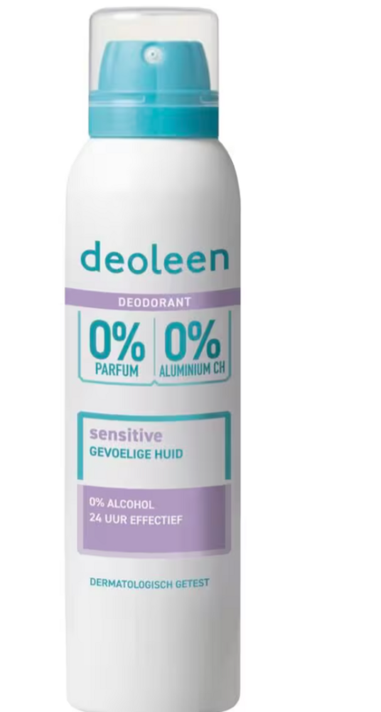 Deoleen Deoleen Deodorant Spray 0% Aerosol Sensitive 150 ml -