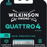 Wilkinson Wilkinson Quattro 4 Titanium Skin Protection Scheermesjes – 8 Stuks Titanium Mesjes voor Precisie en Comfort