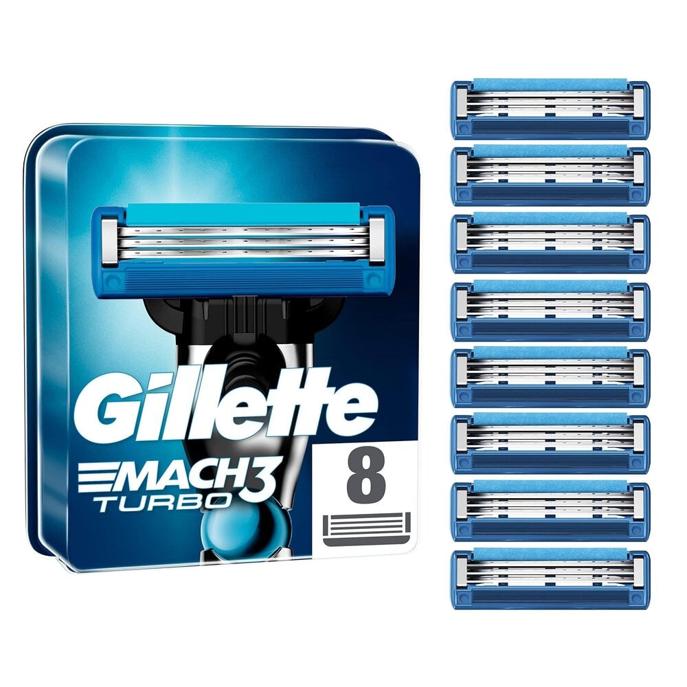 Gillette Gillette Mach 3 Turbo Scheermesjes - 8 stuks