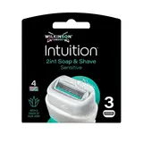 Wilkinson Wilkinson Intuition 2 in 1 Soap & Shave Sensitive - 3 stuks