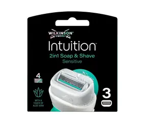 Wilkinson Wilkinson Intuition 2 in 1 Soap & Shave Sensitive - 3 stuks
