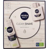 Nivea Nivea Men Giftset Clean Shave Foam 200ml + After Shave 100ml