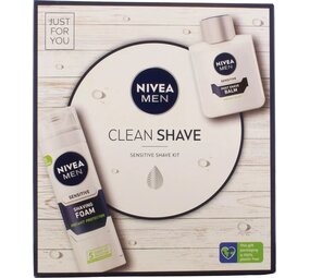 Nivea Nivea Men Giftset Clean Shave Foam 200ml + After Shave 100ml