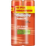 Gillette Gillette Fusion5 Scheergel 2x200ml Sensitive