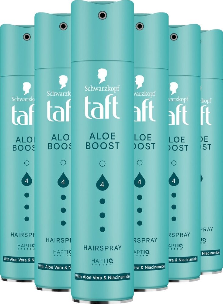 Taft Taft Haar Spray Aloe Boost Nr 4 - 250 ml voor sterke hold en verzorging