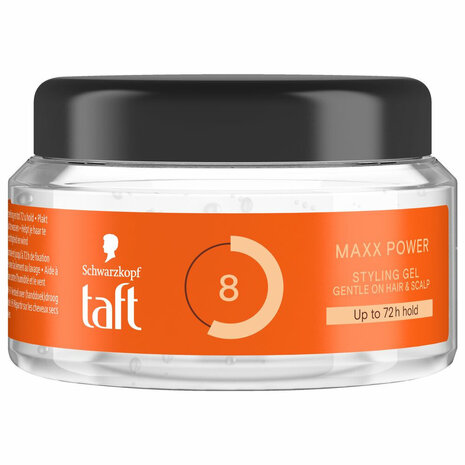 Taft Taft Gel Maxx Power Nr 8 - Sterke Hold en Glans - 250 ml