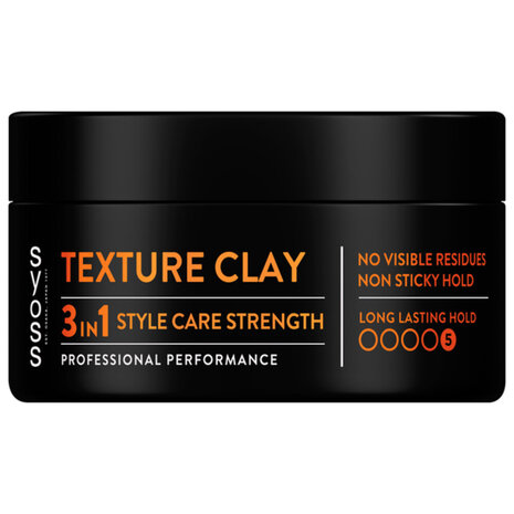 Syoss Syoss Styling Texture Clay 100 ml - Mega Strong Control Nr 5 voor sterke styling