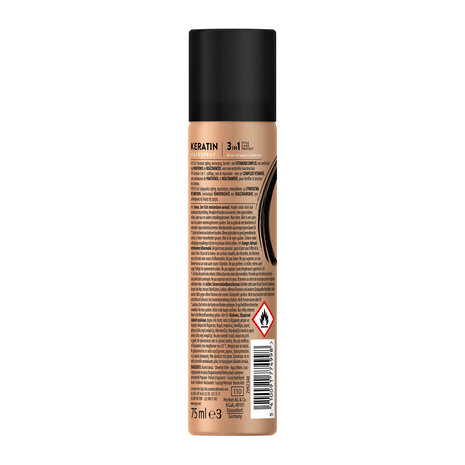 Syoss Syoss HaarSpray MINI Keratin 75 ml - Krachtige fixatie voor stijl en glans