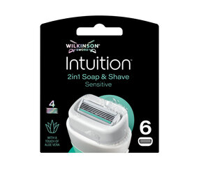 Wilkinson Wilkinson Intuition 2in1 Navulmesjes 6 stuks